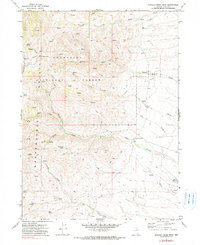 Mahala Creek West 1971 topographic map thumbnail
