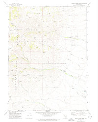 Mahala Creek West 1971 topographic map thumbnail
