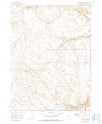 Mahogany Mtn 1972 topographic map thumbnail