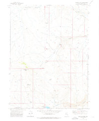Mahogany Mtn 1972 topographic map thumbnail
