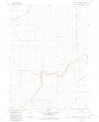 Maiden Butte SE 1980 topographic map thumbnail