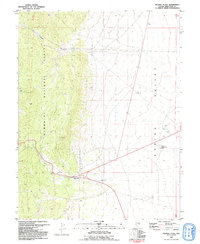 Majors Place 1981 topographic map thumbnail