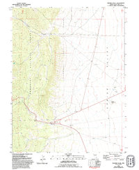 Majors Place 1981 topographic map thumbnail