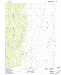 Majors Place 1981 topographic map thumbnail