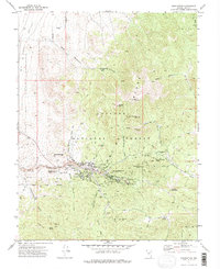Manhattan 1971 topographic map thumbnail