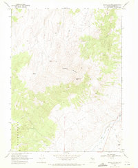 Manhattan Mtn 1969 topographic map thumbnail