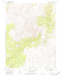 Manhattan Mtn 1969 topographic map thumbnail