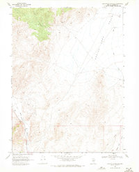 Manhattan Mtn NE topographic map thumbnail