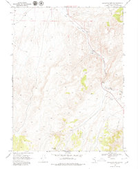 Manhattan Mtn NW 1969 topographic map thumbnail
