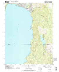 Marlette Lake 1992 topographic map thumbnail