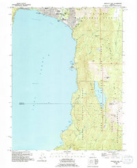 Marlette Lake 1992 topographic map thumbnail
