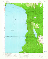 Marlette Lake 1955 topographic map thumbnail