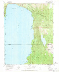 Marlette Lake 1955 topographic map thumbnail