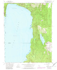 Marlette Lake 1955 topographic map thumbnail