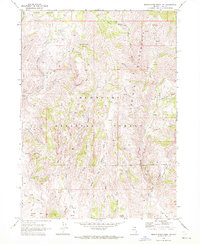 Marys River Basin NW 1968 topographic map thumbnail