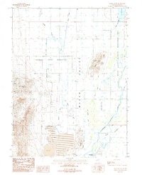 Mason Butte 1987 topographic map thumbnail