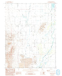 Mason Butte 1987 topographic map thumbnail
