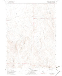 Massacre Creek 1966 topographic map thumbnail