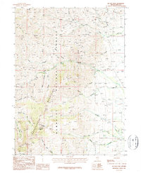 McAfee Peak 1986 topographic map thumbnail
