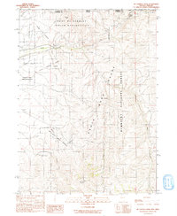 McConnell Peak 1991 topographic map thumbnail