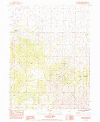 Medicine Spring 1984 topographic map thumbnail