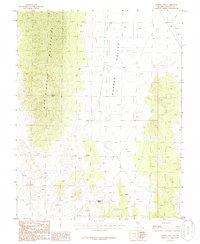 Meeker Peak 1985 topographic map thumbnail