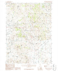 Merritt Mountain 1986 topographic map thumbnail
