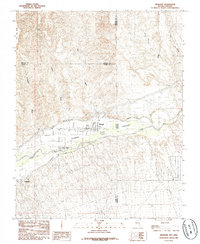 Mesquite 1985 topographic map thumbnail