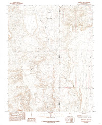 Mesquite NE 1985 topographic map thumbnail
