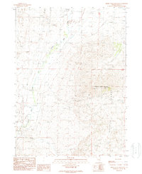 Middle Stack Mountain 1989 topographic map thumbnail