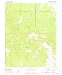 Miller Canyon 1972 topographic map thumbnail