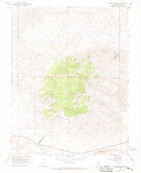 Miller Mountain 1967 topographic map thumbnail