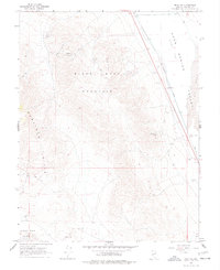 Mina NW 1967 topographic map thumbnail