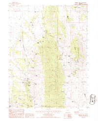 Mineral Hill 1986 topographic map thumbnail