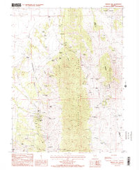 Mineral Hill 1986 topographic map thumbnail