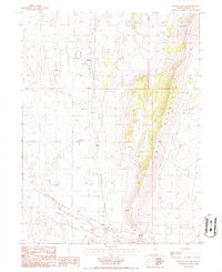 Mineral Hill SW 1986 topographic map thumbnail