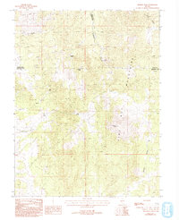 Mineral Peak 1987 topographic map thumbnail