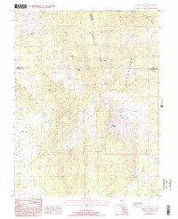 Mineral Peak 1987 topographic map thumbnail