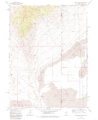 Miners Canyon 1971 topographic map thumbnail