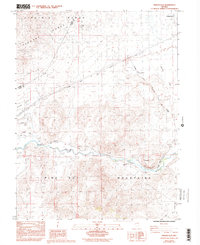Misfits Flat 1985 topographic map preview