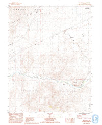 Misfits Flat 1985 topographic map thumbnail