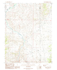 Mitchell Spring 1989 topographic map thumbnail