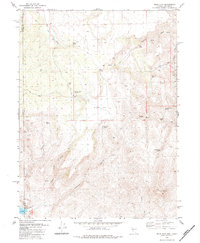 Mixie Flat 1980 topographic map thumbnail