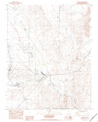Moapa East 1983 topographic map thumbnail