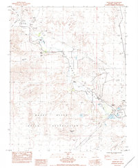 Moapa West 1983 topographic map thumbnail