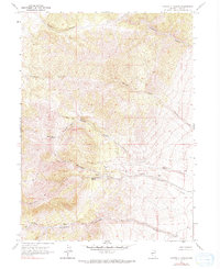 Montello Canyon 1967 topographic map thumbnail