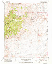 Montezuma Peak 1970 topographic map thumbnail