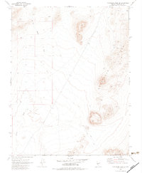 Montezuma Peak SE 1970 topographic map thumbnail