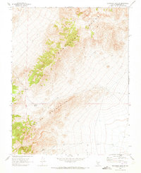Montezuma Peak SW 1970 topographic map thumbnail