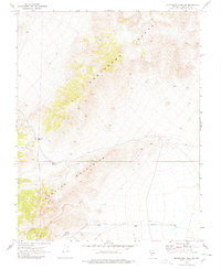 Montezuma Peak SW 1970 topographic map thumbnail